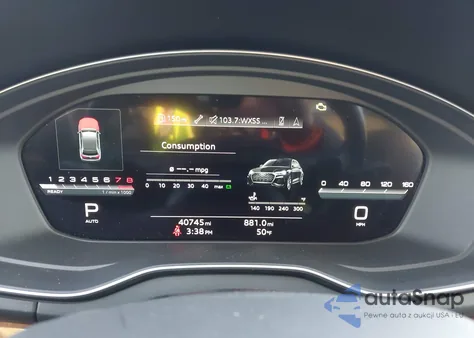 2022 Audi Q5 Premium Plus 45 Tfsi S Line Quattro S Tronic z USA, uszkodzony, nr VIN WA1EAAFY5N2083503